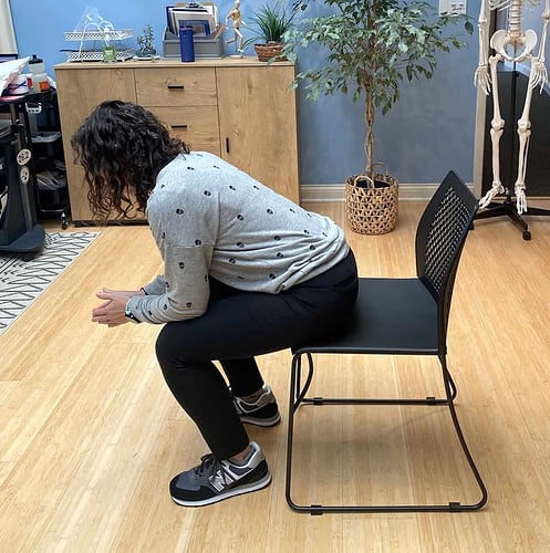 Starting position for Bottoms Up
